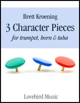 3 Character Pieces Brass Ensemble cover
